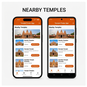 แอป RoyalCraft Temple Finder – ค้นหาสถานที่ทางศาสนาใกล้เคียง พร้อมคำแนะนำ ทิศทาง เวลาพิธีกรรม และสถานที่ทางจิตวิญญาณ สำหรับ ios/android - Product Image 1