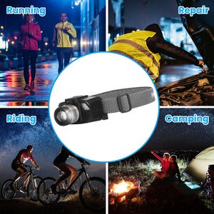 Waterproof Outdoor Zoomable LED Headlamp with 3 <b>Lighting</b> Modes Emergency Flashlight <b>Motion</b> <b>Sensor</b> 3 <b>Lighting</b> Modes - Product Image 6