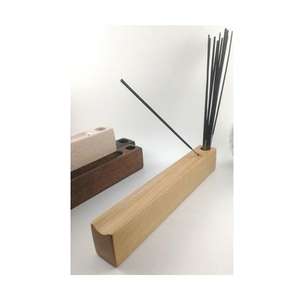 Porta Incienso de Bambú Portátil, Duradero y de Alta Calidad para Varillas de Agarbatti, Quemador de Madera Terapéutico - Product Image 4