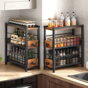 Heavy Duty <b>Kitchen</b> Organization <b>Rack</b> Suitable for Spices Dry Goods and Everyday Essentials Herb and Seasoning <b>Storage</b> From India - Product Image 4