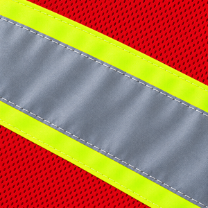 Chaleco de Seguridad Reflectante de Alta Visibilidad de Algodón, Unisex, con Bolsillos y Logotipo Serigrafiado, Certificado CE - Product Image 6