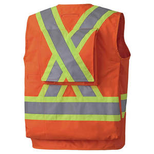 Chaleco de Seguridad Reflectante, Transpirable, Ignífugo, de Secado Rápido, Alta Visibilidad para Hombre, ANSI Clase 2, Impermeable, con LED Intermitente, de Poliéster - Product Image 2