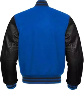 Veste universitaire vintage en toile pour homme et adolescent, grande taille, décontractée, pour le printemps, l'automne et l'hiver - Product Image 3