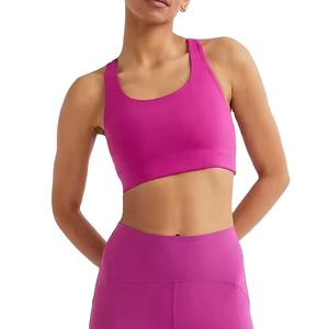Sujetador Deportivo Cómodo para Mujer, Suave y Elástico, con Relleno, para Yoga, Gimnasio, Fitness, Personalizable, Top de Yoga sin Costuras para Mujer - Product Image 5