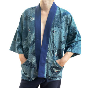 Chaqueta Kimono Japonesa de Invierno para Hombre de Alto Rendimiento, Tela Suave Lavada, Logotipo Frontal, Costuras Reforzadas, Material Premium, Servicio OEM - Product Image 1