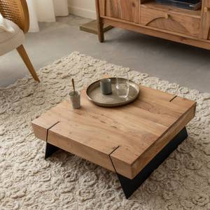 โต๊ะกาแฟทรงสี่เหลี่ยม วัสดุไม้กระถินและโลหะ รุ่นวันดานา เอลารา อริสต้า - Product Image 4