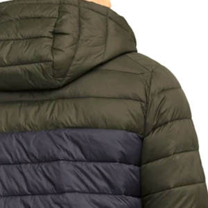 Fully Customized Men's Waterproof <b>Canvas</b> Puffer <b>Jackets</b> Polyester Wadding Filled Winter DDP Shipping - Product Image 5