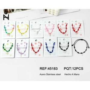 PULSERA Eight-Character Silver Stainless Steel Seven Star <b>Knot</b> <b>Bracelet</b> Fashionable Bangles - Product Image 1