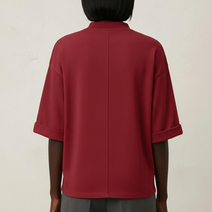 T-shirt décontracté pour femme 100% coton, blanc, col rond, manches courtes, respirant, doux, imprimé, idéal pour le yoga, l'entraînement, l'été et le streetwear - Product Image 4