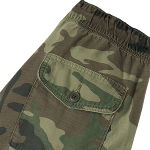 Pantalon cargo ample pour homme en sergé de coton premium, coupe décontractée, taille ajustable, multi-poches, fabrication sur mesure - Product Image 5