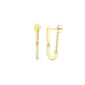 Sparkling Crystal Celestial Moon Ear <b>Posts</b> Pure 925 Silver Non Tarnish Women Jewelry - Product Image 3