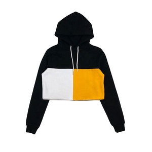 Sweat à capuche pour femme, sweat-shirt design personnalisé de haute qualité, haut court - Product Image 1