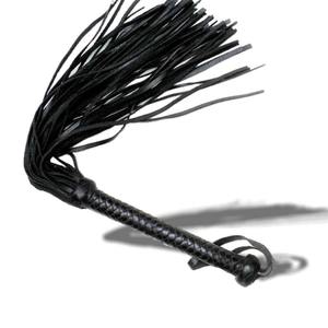 Nouveau style fouet en cuir de haute qualité personnalisable pour l'équitation, fouet de dressage élégant à prix abordable - Product Image 1