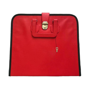 Estuche de Regalia Masónica Clásico de Cuero, Nuevo Estilo, Ecológico, Duradero, de Alta Calidad, Colores y Tamaños Personalizados, Estuches para Mandiles del Arco Real - Product Image 1