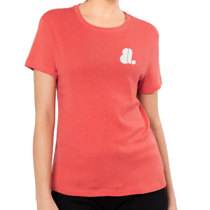 Camiseta Ecológica de Cuello Redondo y Manga Corta para Mujer, Secado Rápido y Transpirable, Informal de Verano - Product Image 1