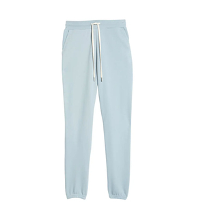 Pantalon de jogging décontracté pour homme, bleu clair, taille élastique, cordon de serrage, poches latérales, respirant, mélange de coton, coupe ajustée, pour le printemps - Product Image 6