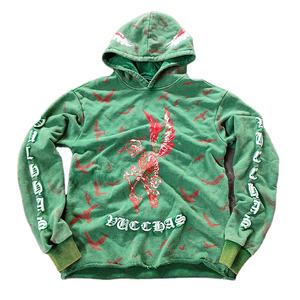 Pull-over vierge d'impression bouffante d'usine personnalisée pour vêtements de ville surdimensionnés en coton épais sweats à capuche thermiques unis avec logo personnalisé pour unisexe - Product Image 6