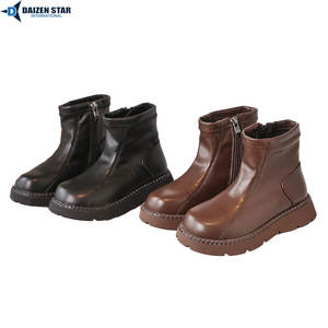Bottes d'étudiant en cuir synthétique de haute qualité pour uniforme scolaire, service OEM ODM - Product Image 3