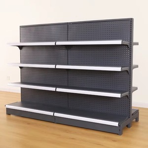 Estantes y Soportes Metálicos Verticales Resistentes para Exhibición en Supermercados, con Superficie Pulida, para Estantes de Centros Comerciales, Precio de Fábrica - Product Image 2