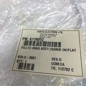 โตเกียวอิเล็กตรอน TEL รหัส A116052ชุดแหวนรองขนาด200มม. – อุปกรณ์และชิ้นส่วนเซมิคอนดักเตอร์คุณภาพสูงจากแบรนด์ระดับโลกที่ได้รับความไว้วางใจ - Product Image 6