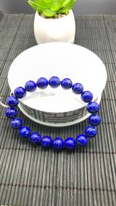Natural 925 Silver Rhodium Plated Round <b>Beaded</b> Charm <b>Bracelet</b> with Black Cherry Baltic Amber Handmade Jewelry Wholesale Gift - Product Image 3
