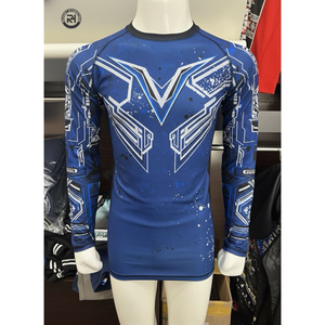 Rashguard Deportivo Negro para Hombre, Diseño de Última Moda, con Logotipo Personalizado, Mangas Largas y Transpirable, Rashguards Personalizados para MMA - Product Image 5