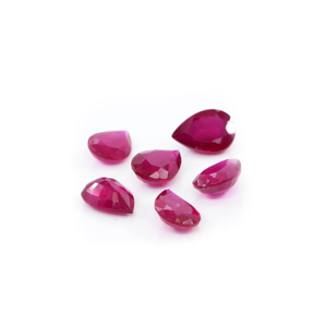 Rubis naturels de Bangkok, formes poire calibrées 9x13mm, pierres précieuses de rubis naturelles facettées en vrac pour la fabrication de bijoux, prêtes à l'emploi - Product Image 3