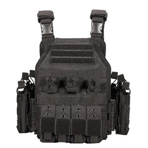เสื้อกั๊กยุทธวิธี MOLLE เสื้อกั๊กอเนกประสงค์แบบปรับได้สำหรับกิจกรรมกลางแจ้ง รองรับน้ำหนักได้ พร้อมช่องใส่ของหลายช่อง สายรัดลายพรางที่ทนทาน - Product Image 3