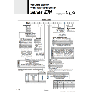 รุ่นสุญญากาศระบบนิวเมติกส์ SMC ZM101H-K5LZ-E14C ชิ้นส่วนนิวเมติกส์ - Product Image 2