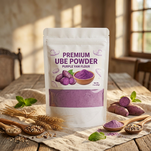 Poudre de racine d'Ube lyophilisée de qualité supérieure, farine d'igname violette pour ingrédients de pâtisserie 1kg - Product Image 1