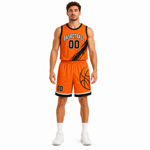 <b>Men's</b> custom Basketball Sports Uniform Jersey Shorts Set Sleeveless Breathable Team Wear for Training Team Sportswear - Product Image 1