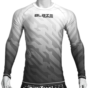 Rash Guards de MMA de manga larga hechos a medida para adultos Diseñe su propio logotipo-Servicio OEM disponible - Product Image 1
