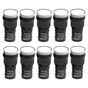 Indicateur lumineux LED blanc robuste 120V pour panneaux de commande d'usine - Product Image 1