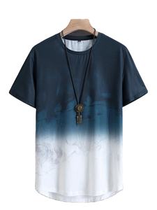 Customizable <b>Floral</b> Sublimation Oversized Vintage <b>T</b>-<b>Shirt</b> for <b>Men</b> Lightweight Breathable Polyester/Cotton Woven Fabric Quick Dry - Product Image 5