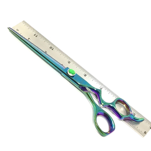 OEM High Quality 7-Inch Stainless Steel Straight Modern Salon Grade Portable Pet Grooming <b>Scissor</b> for Cats <b>Dogs</b> Groomer - Product Image 3