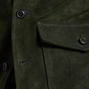 Veste en daim premium pour homme, confort inégalé avec un look ajusté, veste bomber en daim pour homme, chaleur ultime et design élégant - Product Image 5