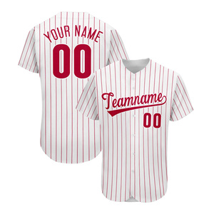 Maillots de baseball unisexes personnalisés de qualité supérieure pour femmes, vêtements de sport, 100% polyester, impression par sublimation, séchage rapide - Product Image 6