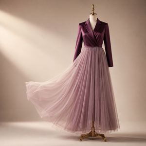 Vestido Abaya de Crepé de Lujo |   Vestido Largo Elegante y Modesto para Mujer, Estilo Recto, Manga Larga, para Fiestas |   Proveedor de Exportación OEM India Premium - Product Image 2