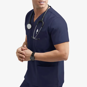 Chemises d'infirmière unisexes élégantes en toile, légères, écologiques, confortables pour les longues journées, respirantes, de haute qualité - Product Image 1