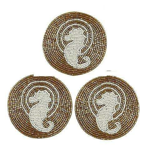 Napperon Artisanal Supérieur Brodé de Perles de Verre 5mm Écologique Diamètre Personnalisé pour Halloween, Mariage, Événements Festifs et Maison Haut de Gamme - Product Image 5