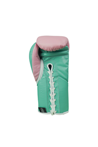 Custom OEM Leather Boxing Gloves Professional Training Sparring Glove Custom Logo Pastel Pink <b>Mint</b> Green Pro Boxing Gloves - Product Image 6