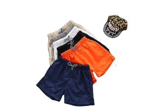 Pantalones cortos para correr para hombre personalizados de alta calidad Patrón sólido Poliéster en color liso - Product Image 4