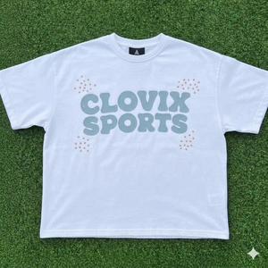 เสื้อยืดโอเวอร์ไซส์ Clovix Sports ผ้าหนานุ่ม พิมพ์ลายได้ตามต้องการ สไตล์วินเทจ ซักแล้วสีซีดแบบซันเฟด ผ้าฝ้ายสไตล์สตรีทแวร์ - Product Image 5