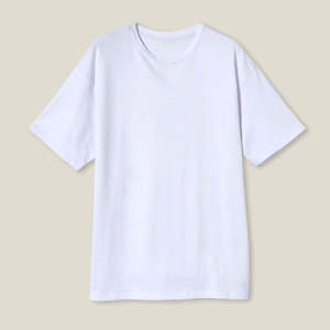 Camiseta Oversize de Corte Cuadrado para Hombre, Algodón Peinado Liso, Personalizable, Cuello Pequeño, Hombro Caído, Logo Frontal, Estilo Streetwear, 280g de Alta Calidad - Product Image 4