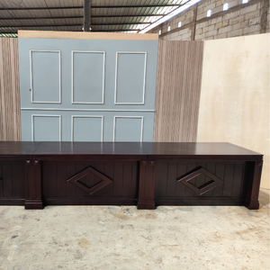 Custom Solid Wood Executive Conference Table <b>Large</b> Boardroom Meeting <b>Desk</b> Luxury Office Furniture for Corporate Office - Product Image 3