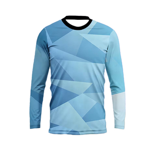 เสื้อยืดแขนยาวผู้ชายคุณภาพดี 220 GSM คอกลม ผลิตจากโพลีเอสเตอร์ สำหรับงานซับลิเมชั่น - Product Image 1