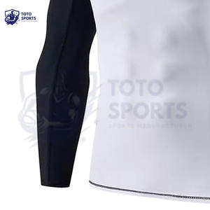 เสื้อคอมเพรสชั่นผู้ชาย น้ำหนักเบา คุณภาพสูง ระบายอากาศดี ขายดีที่สุด แขนยาว สำหรับออกกำลังกาย เสื้อรัดกล้ามเนื้อผู้ชาย - Product Image 5