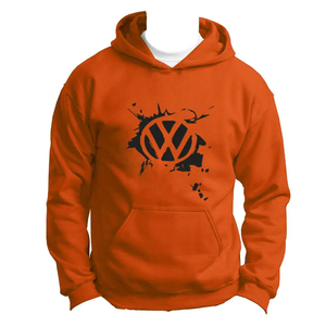 Sudadera con Capucha Personalizada con el Logotipo de VW, Diseño Gráfico Verde, Ropa Urbana Automotriz, para Entusiastas de Autos, Cultura Automotriz Alemana, Sudadera para Hombre - Product Image 4