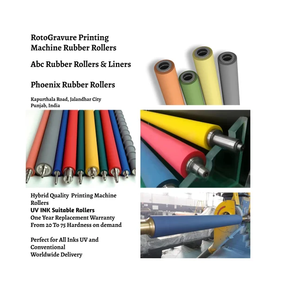 Rodillo de Goma de Alta Precisión Phoenix Abc para Máquinas de Impresión Flexográfica, Offset y de Huecograbado, de Larga Duración Industrial - Product Image 1