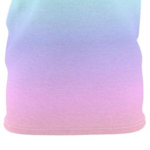 เสื้อยืดผู้ชายสีพาสเทลไล่เฉดสีรุ้ง แขนสั้น คอกลม ลำลอง ผ้าถัก คอโอ สีพื้น เสื้อยืดฤดูร้อน - Product Image 5